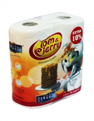 Onwards - Tom & Jerry Kitchen Towel  2 Rolls x 70 Sheets