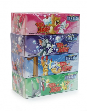 Onwards - Tom & Jerry Box Tissues <br/>4 Boxes x 90 Sheets