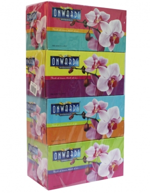 Onwards - Orchid Box Tissue<br/> 4 Boxes x 200Sheets