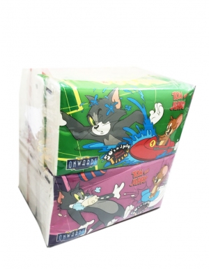 Onwards - Tom & Jerry Travel Pack<br/> 10 packs x 50 sheets x 3ply