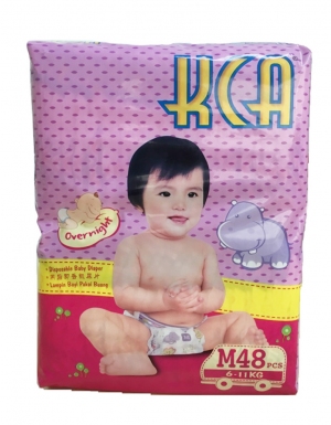 KCA- Baby diapers (Jumbo pack) - M48 (for babies 6-11kg)